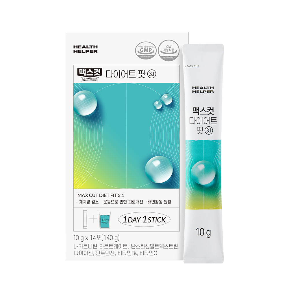 MAXCUT Diet Fit 3.1 (Emerald Water) 14-pack box, front view