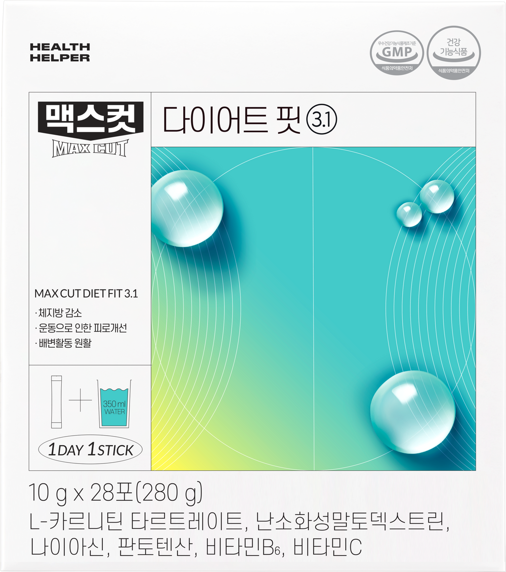 MAXCUT Diet Fit 3.1 (Emerald Water) 28-pack box, front view