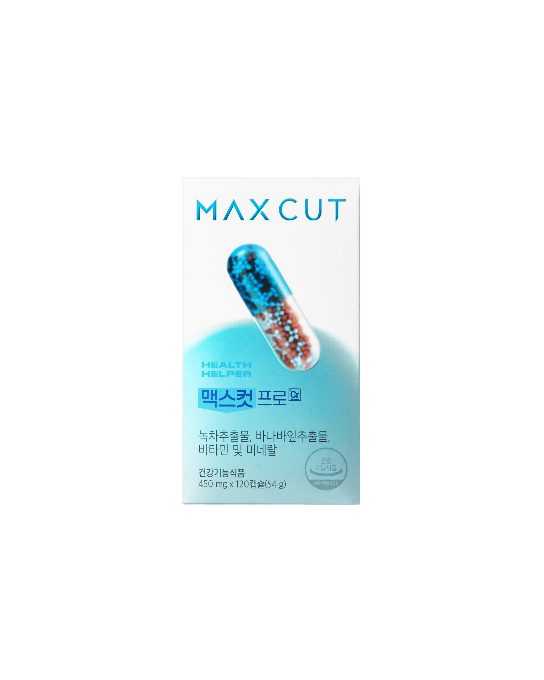 MAXCUT Pro Chrome capsule bottle, side view